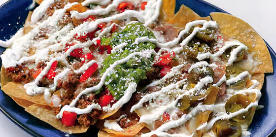 Beef and Bean Nachos