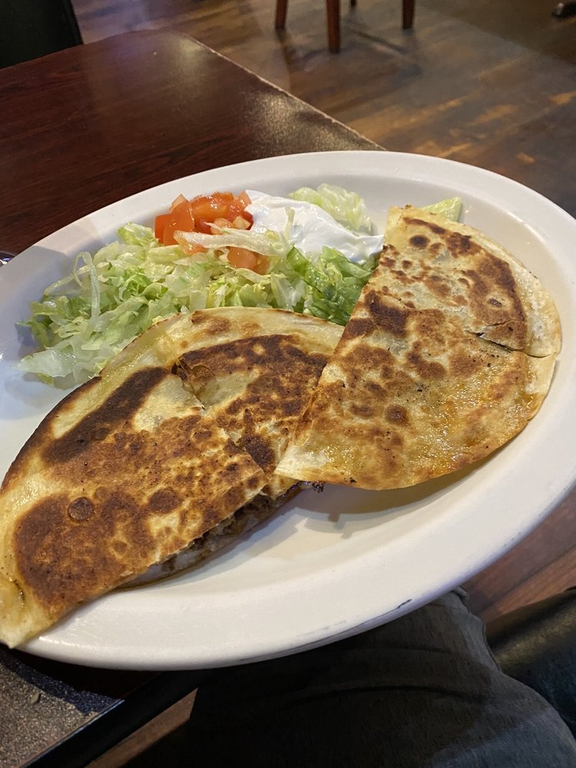 Shrimp and Cheese Quesadilla