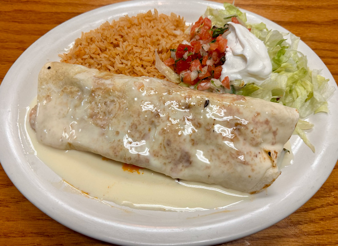 63. Shrimp Chimichanga