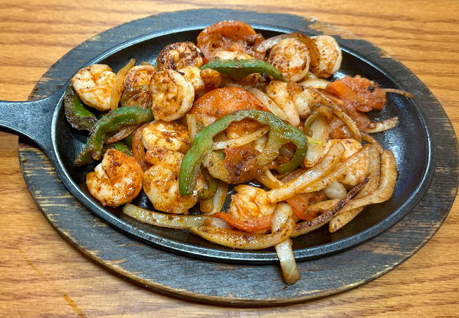 42. Shrimp Fajitas