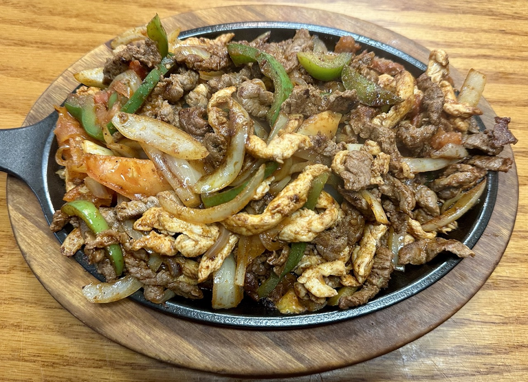 43. Steak and Chicken Fajitas