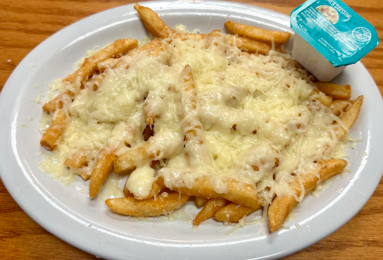 Cheese Fries Served with Ranch
