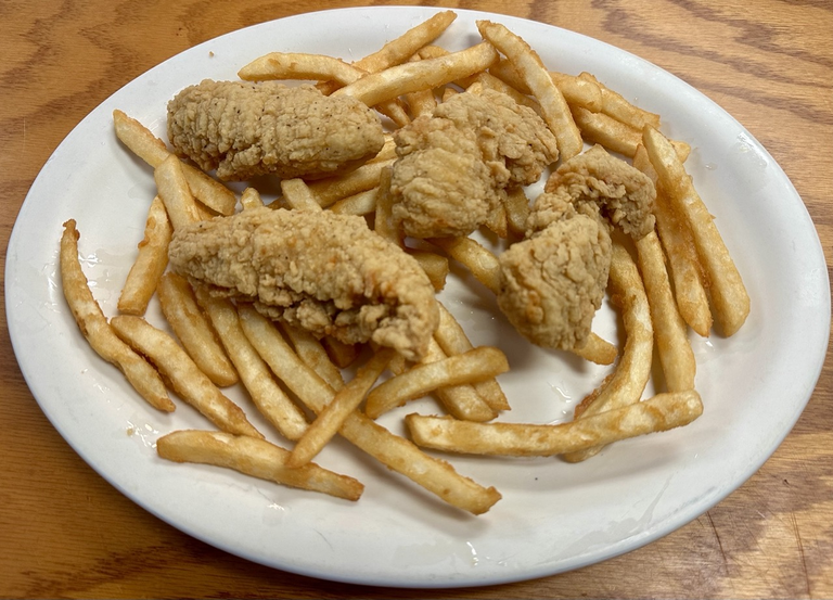 32. Chicken Fingers and French Fries