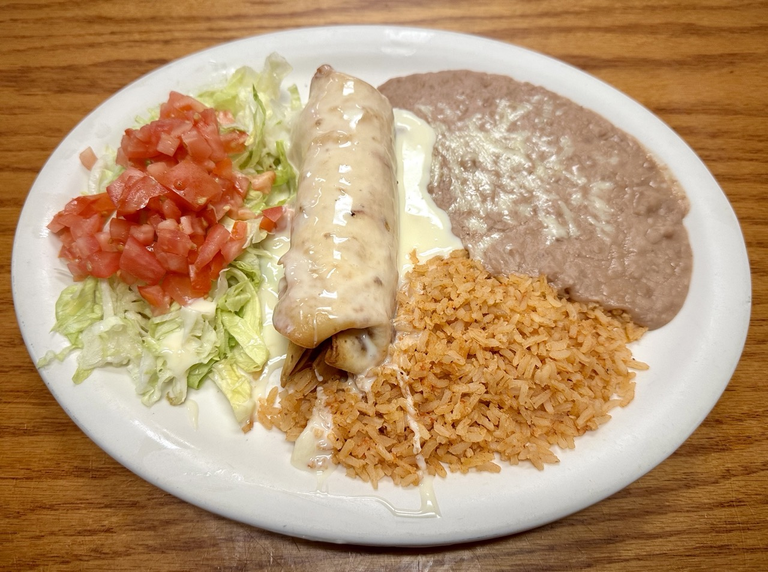 67. Steak or Chicken Chimichanga