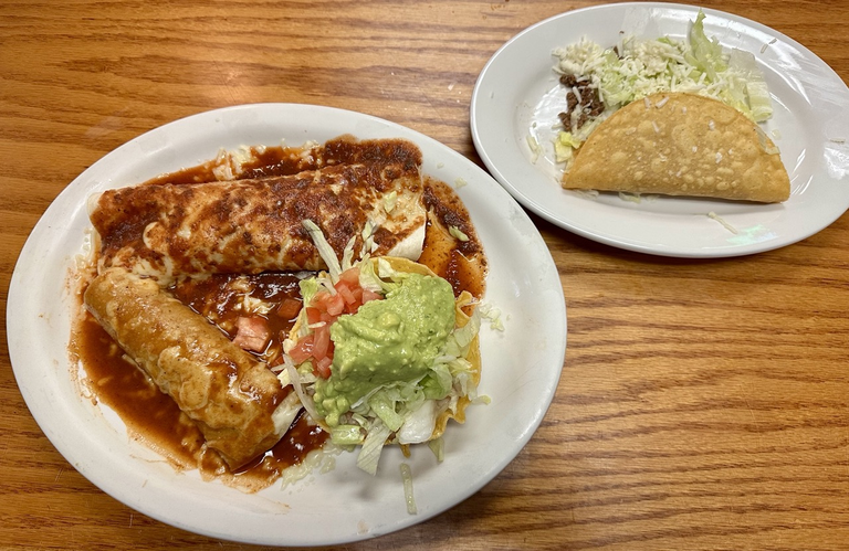 A. Enchilada, Burrito, Taco and Chalupa