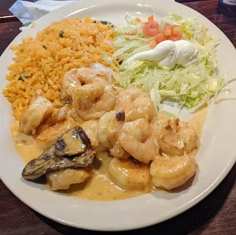 42. Shrimp Fajitas