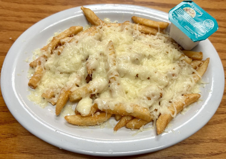 Cheese Fries Served with Ranch