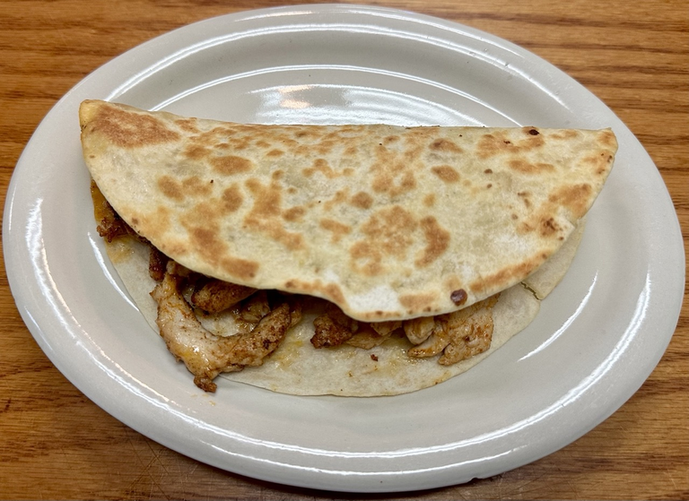 Chicken and Cheese Quesadilla