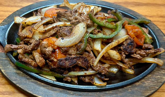 40. Steak Fajitas