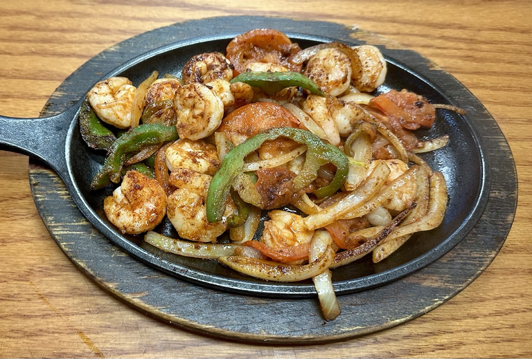 42. Shrimp Fajitas