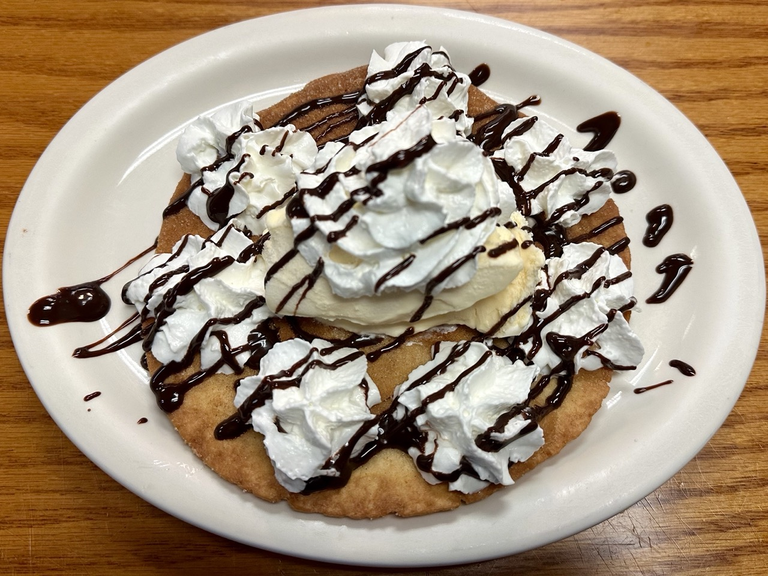 Sopapilla with Ice Cream