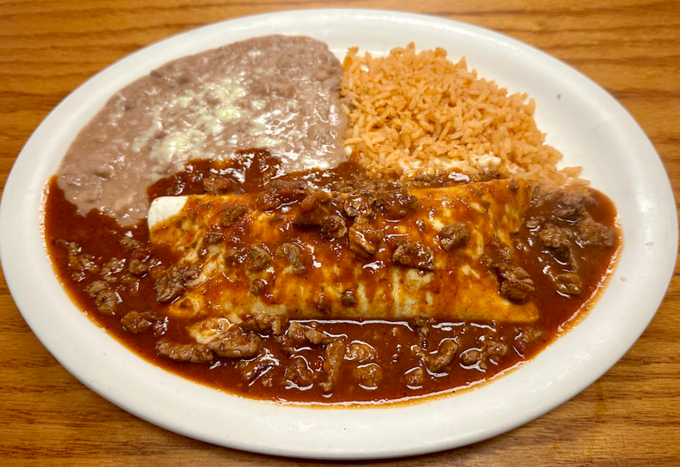 30. Beef and Bean Burrito