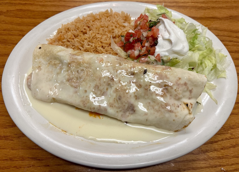 63. Shrimp Chimichanga