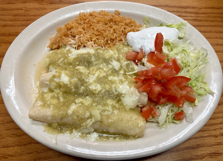 65. Enchiladas Verdes