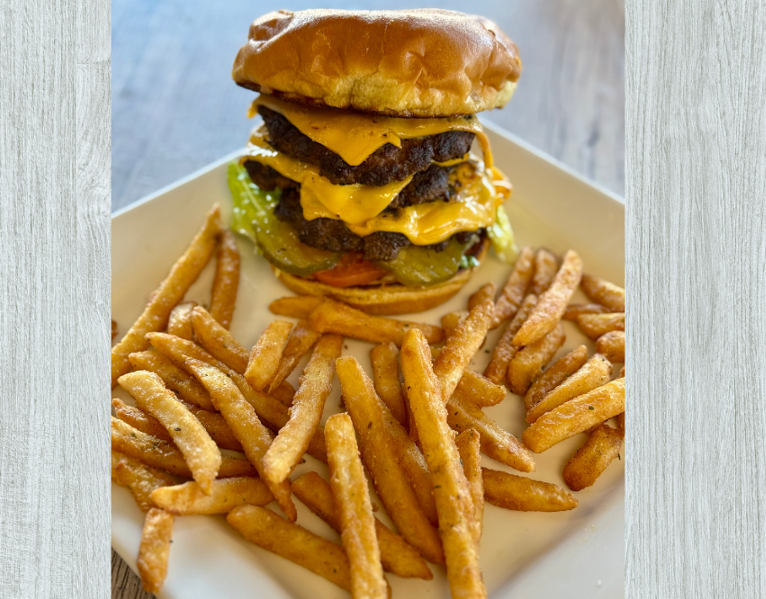 Triple Halal Burger Combo